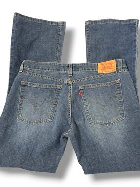 Levis Jeans Juniors 11 JR 518 Superlow Stretch Bootcut Low Rise Medium Blue